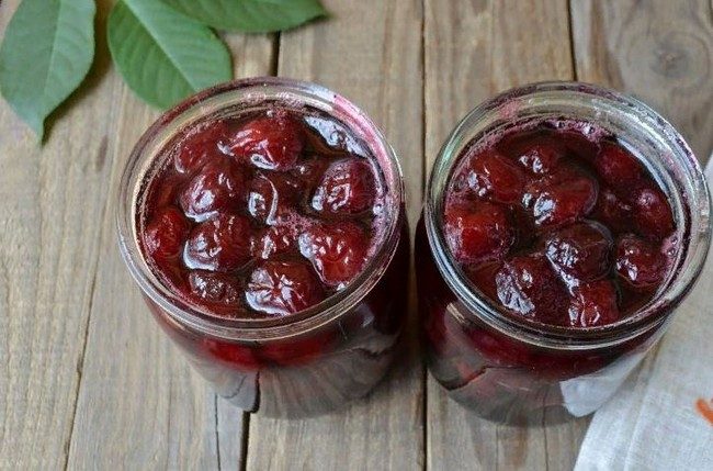 Варенье из вишни с косточкой на зиму простой рецепт