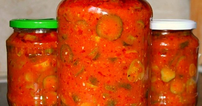 Салаты из огурцов и помидоров на зиму самые вкусные рецепты с фото